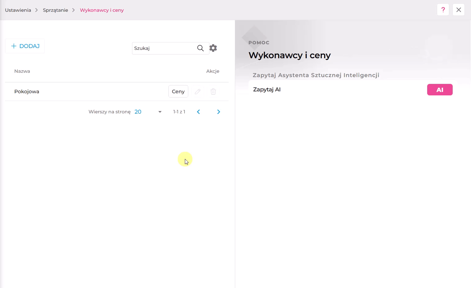 Ceny sprzątania