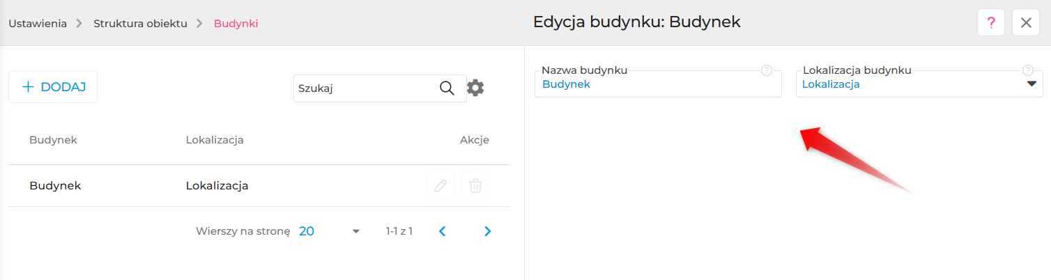 Używanie budynków i pięter