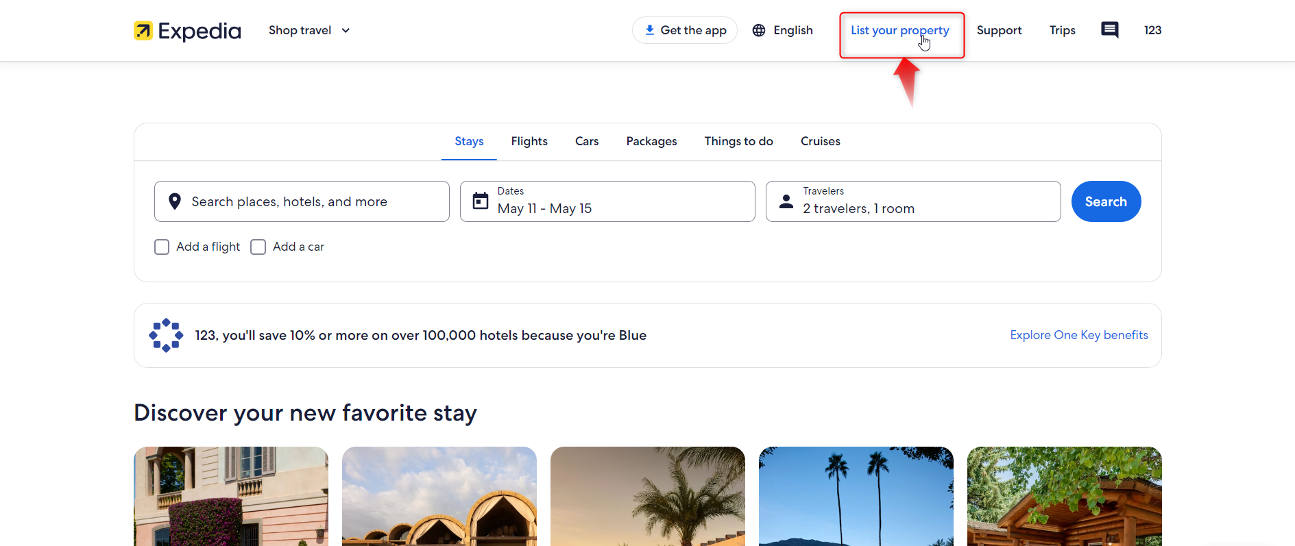 Zakładanie konta Expedia.com